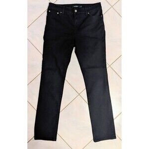 Lauren Ralph Lauren Women's Size 10 32"x31" Jeans Black Premium Straight Stretch